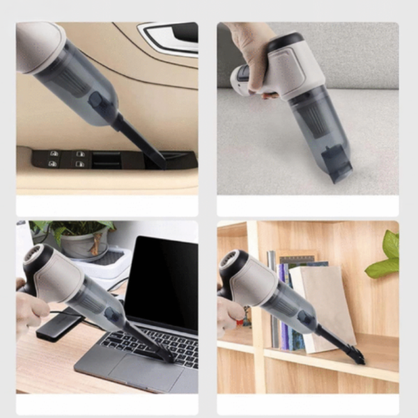 Мощна преносима мини прахосмукачка 2 в 1 - за кола и дома 6