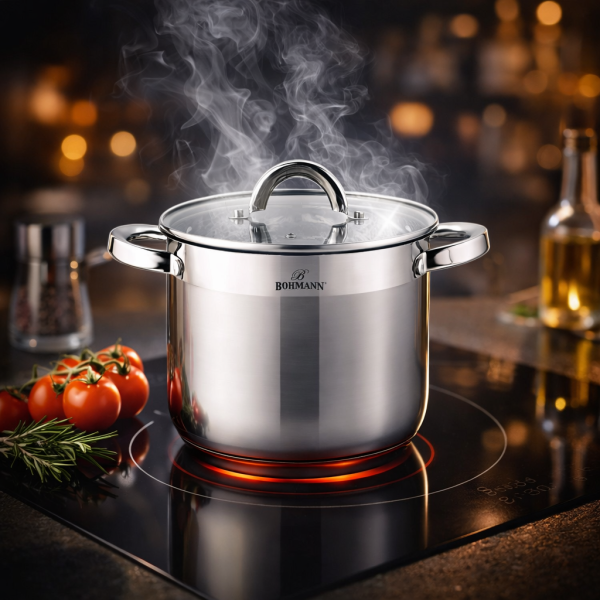 Тенджера Bohmann, 22x18см.\7л., неръждаема стомана