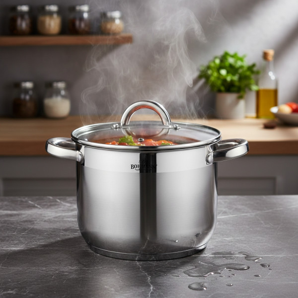 Тенджера Bohmann, 22x18см.\7л., неръждаема стомана