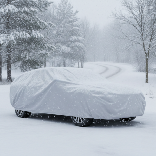 Премиум сиво покривало за кола - защита при всякакви метеорологични условия 1