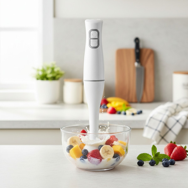 Ръчен пасатор Rosberg, 350W, 2 скорости, пластмасова пасираща приставка 3