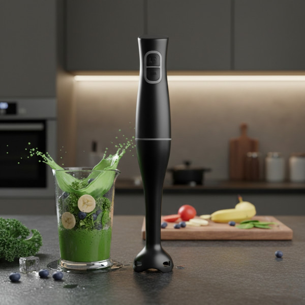 Ръчен пасатор Rosberg, 350W, 2 скорости, пластмасова пасираща приставка 4