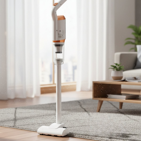 Акумулаторна домакинска ръчна прахосмукачка с  5 накрайника