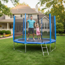 Батут с външна мрежа Jump 10ft - безопасно забавление и тренировка