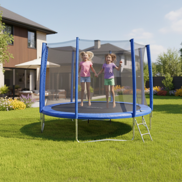 Батут с външна мрежа Jump 10ft - безопасно забавление и тренировка 3