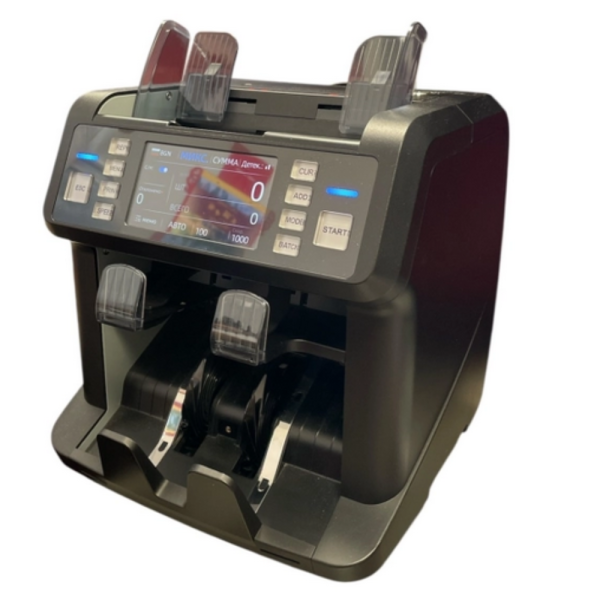 Многовалутна машина за броене на банкноти с детекция за фалшиви банкноти