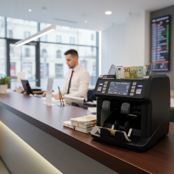 Многовалутна машина за броене на банкноти с детекция за фалшиви банкноти 3