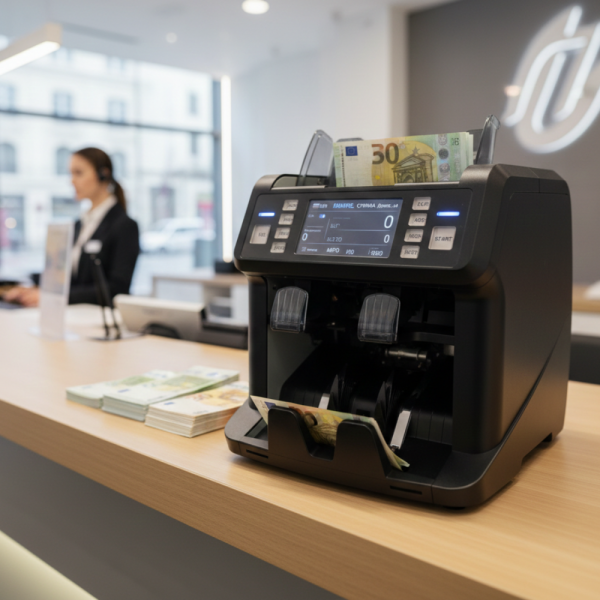 Многовалутна машина за броене на банкноти с детекция за фалшиви банкноти 4