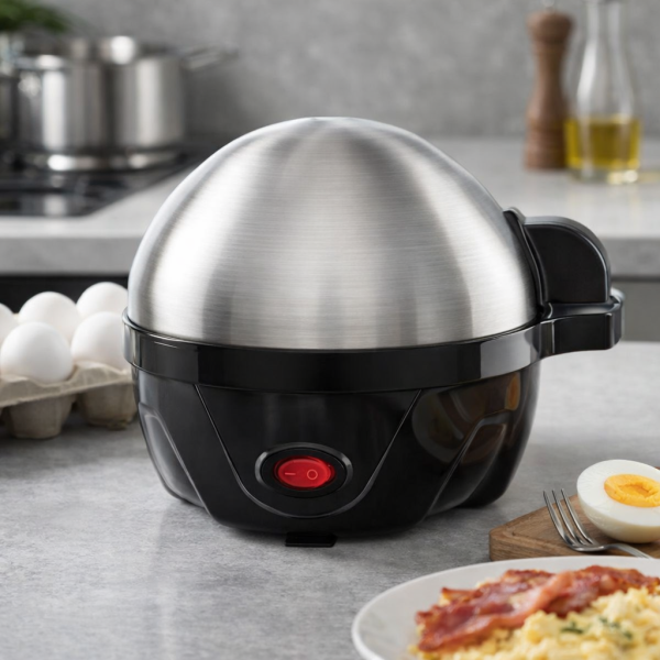Яйцеварка Rosberg R51982C, 350W, За 7 яйца, Автоматично изключване със сигнал 2