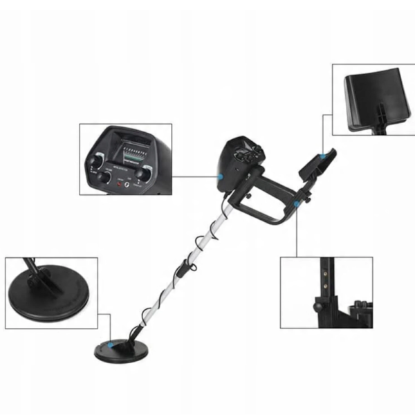 Водоустойчив металотърсач за злато, сребро, монети и съкровища K-1374