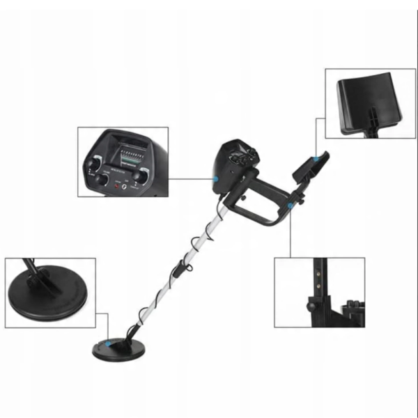 Водоустойчив металотърсач за злато, сребро, монети и съкровища K-1374