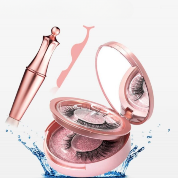 Ръчно изработени изкуствени мигли 3D с магнити - лесно поставяне и естествен вид