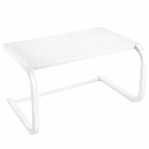 Поставка органайзер за микровълнова фурна, многофункционална, изработена от метал - бяла