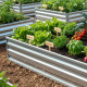 Леха за зеленчуци и цветя метална - поцинкована 240 х 120 х 30см 2
