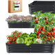 Леха за зеленчуци и цветя - елегантно решение за всяка градина - антрацит 180 х 90 х 30см 5