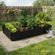Леха за зеленчуци и цветя - елегантно решение за всяка градина - антрацит 180 х 90 х 30см 2