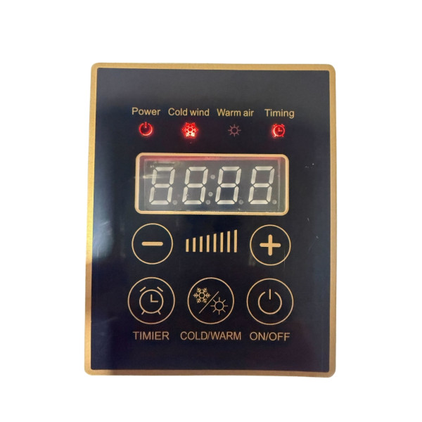 Стенен PTC отоплител и вентилатор LX-333 – 1800W, дистанционно управление и таймер 6