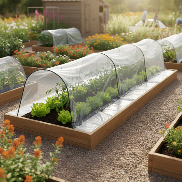 Мини оранжерия - компактна със здрава конструкция - 1,5 х 4 м