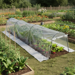 Парник 1.8 х 10 метра - мини оранжерия - сгъваема, практична и идеална за всеки градинар