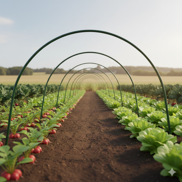 Опора за оранжерия тип арка - издръжлива стомана с полиетиленово покритие 1