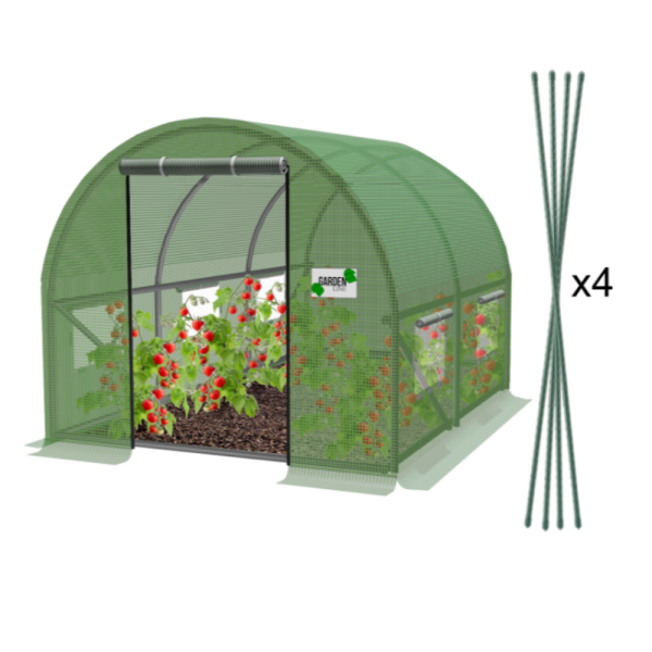 Компактна оранжерия – лесен монтаж и стабилна рамка