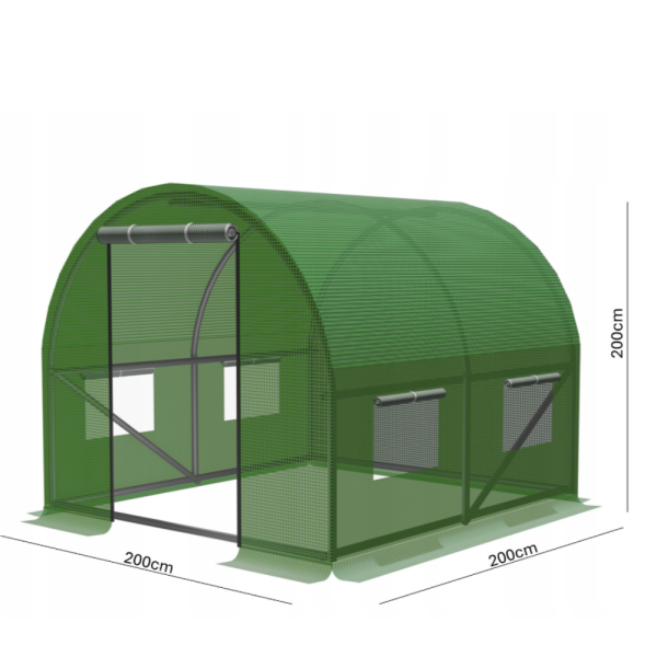 Компактна оранжерия – лесен монтаж и стабилна рамка 9