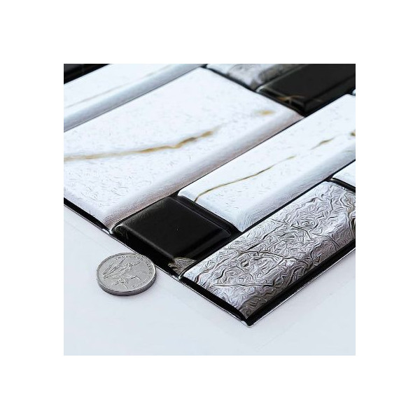 Самозалепващи 3D стикери за стена – Имитация на мрамор, 30x30 см (10 броя) 5