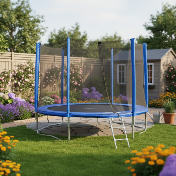 Батут с външна мрежа Jump 10ft - безопасно забавление и тренировка