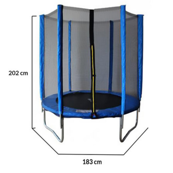 Батут с външна мрежа Jump 6ft - безопасно забавление и тренировка 5