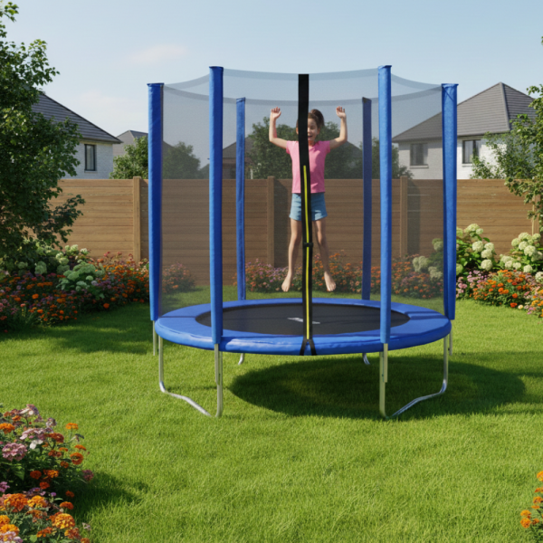Батут с външна мрежа Jump 6ft - безопасно забавление и тренировка
