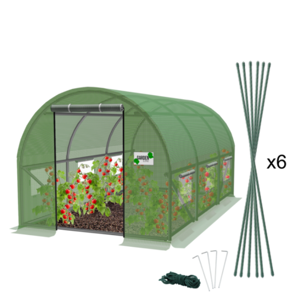Компактна оранжерия - професионална защита и идеални условия за вашите култури - 3 х 2 х 2м 10