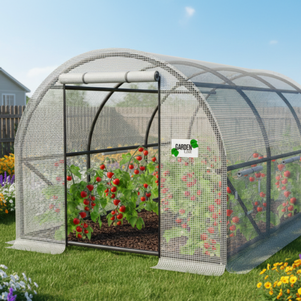 Компактна бяла оранжерия - професионална защита и идеални условия за вашите култури - 3 х 2 х 2м 2