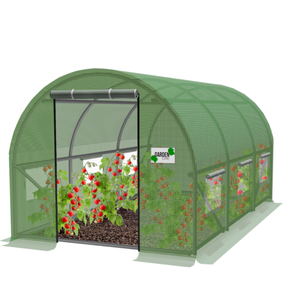 Компактна оранжерия - професионална защита и идеални условия за вашите култури - 3 х 2 х 2м - 3 сегментна 8