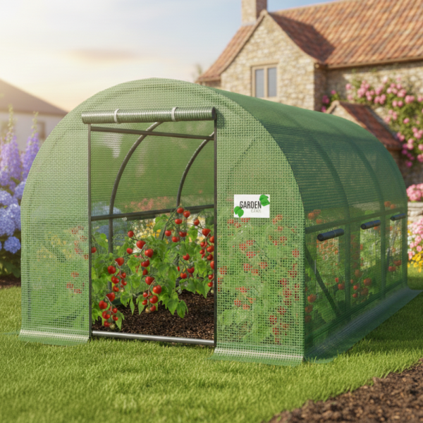 Компактна оранжерия - професионална защита и идеални условия за вашите култури - 3 х 2 х 2м - 3 сегментна 1