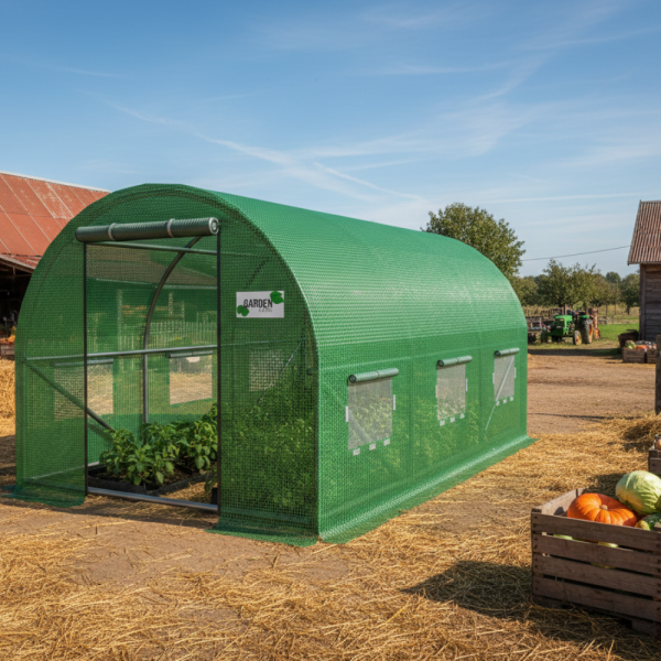 Градинска оранжерия - Професионална защита и идеални условия за вашите култури - 3,5 x 2 x 2 м