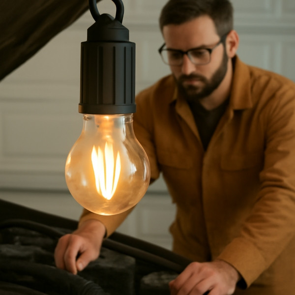 Комплект 2 броя преносими LED лампи с USB-C зареждане, 2700K топла светлина, 3 режима, водоустойчиви за къмпинг и декор 3