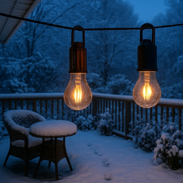 Комплект 2 броя преносими LED лампи с USB-C зареждане, 2700K топла светлина, 3 режима, водоустойчиви за къмпинг и декор