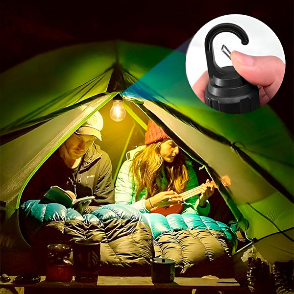 Комплект 2 броя преносими LED лампи с USB-C зареждане, 2700K топла светлина, 3 режима, водоустойчиви за къмпинг и декор 6