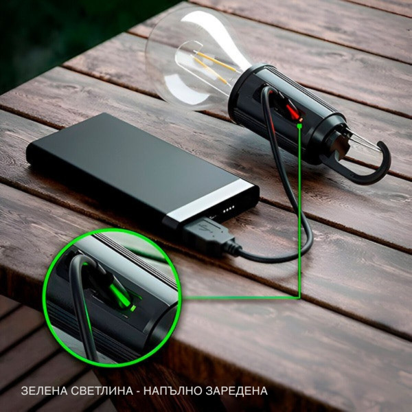 Комплект 2 броя преносими LED лампи с USB-C зареждане, 2700K топла светлина, 3 режима, водоустойчиви за къмпинг и декор 9