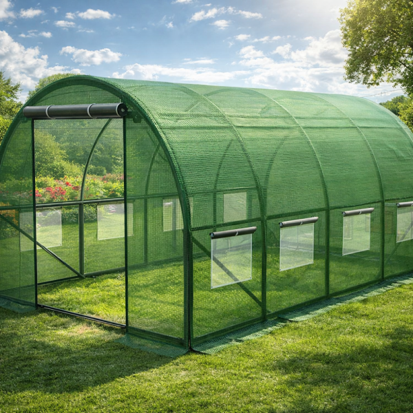Градинска четирисегментна оранжерия 4х2,5х2 метра- професионална защита за вашите култури 1