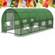 Градинска четирисегментна оранжерия 4х2,5х2 метра- професионална защита за вашите култури 10