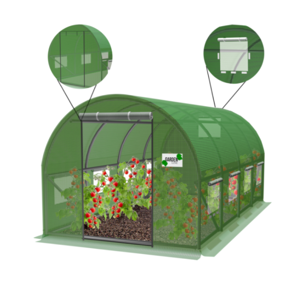 Градиснка оранжерия New Solution - отлична защита за вашите култури - 4 х 2,5 х 2м