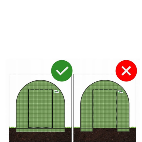 Градиснка оранжерия New Solution - отлична защита за вашите култури - 4 х 2,5 х 2м 11