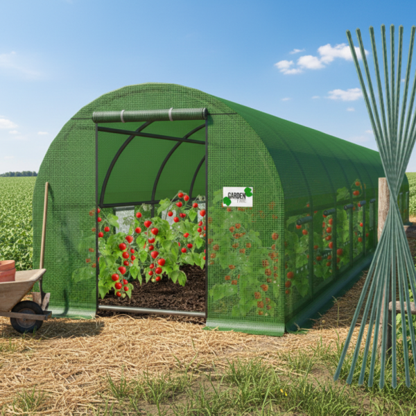 Голяма оранжерия - идеална вентилация и здрава конструкция 3