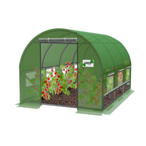 Градинска оранжерия 3 сегментова с допълнителна вентилация 3 х 2 х 2м 8