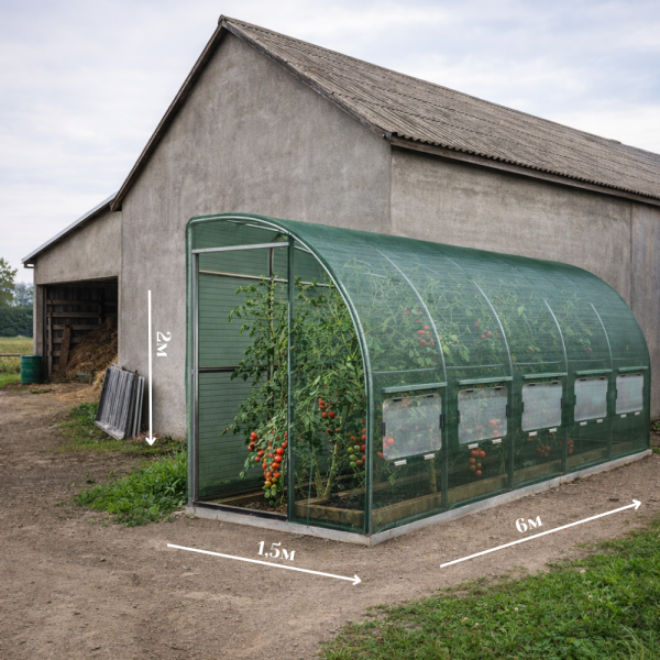 Компактна оранжерия - професионално отглеждане на растения, дори при ограничено пространство 2