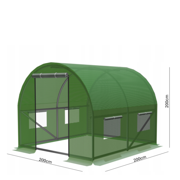Здрава конструкция за оранжерия - поцинковани тръби и лесен монтаж