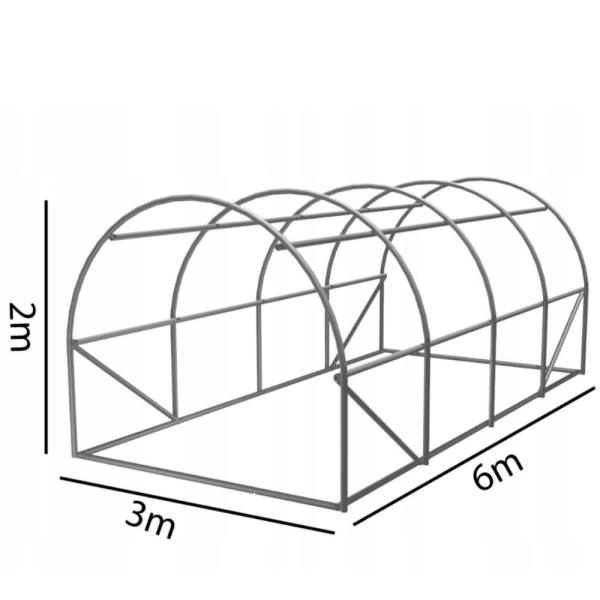 Здрава конструкция за оранжерия - поцинковани тръби и лесен монтаж 15