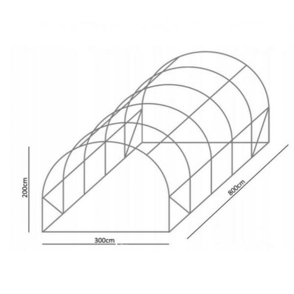 Здрава конструкция за оранжерия - поцинковани тръби и лесен монтаж 18