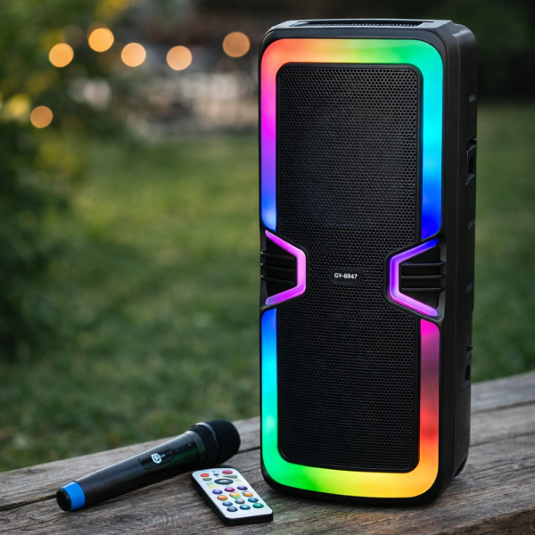 Bluetooth караоке тонколона GY-8847 с Led осветление